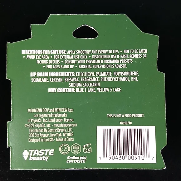 Mountain Dew Lip Balm, Factory sealed Retail pack - Picture 3 of 5